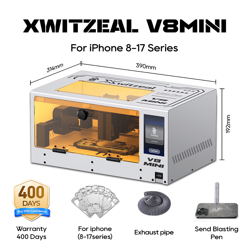 Electronics Repair Services - Xwitzeal® V8 MINI Laser Glue Removal