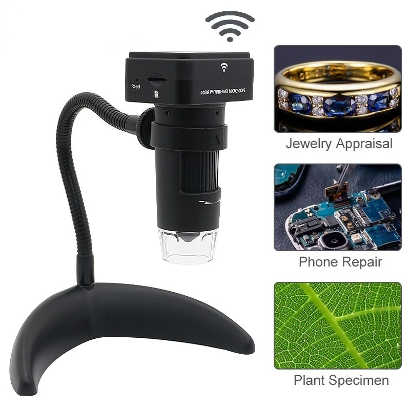 1080P HD 200X Wireless WIFI Mo - Electronics Repair Lab ulasan dan harga