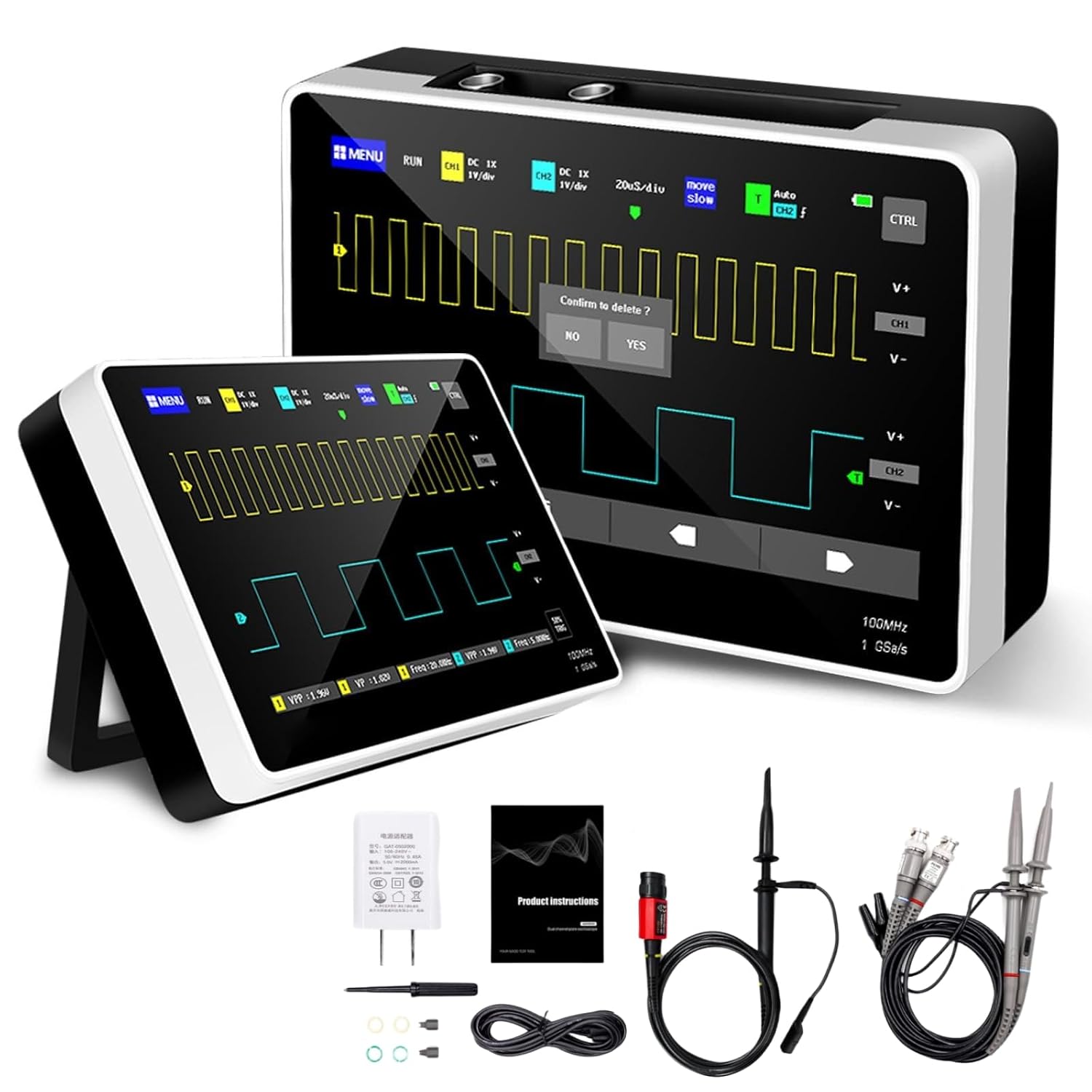 2CH 100MHz 1GSa S Tablet Oscil - Electronics Repair Engineer ulasan dan harga
