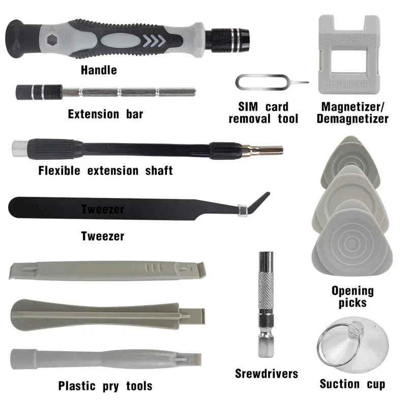 Portable 115in1 Magnetic Screw - Electronics Repair Services ulasan dan harga